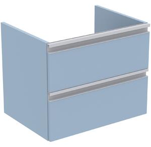 Dulap baie suspendat Ideal Standard Tesi pentru lavoar, 60 cm, MDF, albastru deschis mat Albastru deschis mat