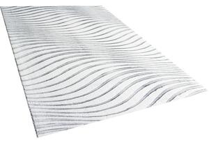 Covor pufos Solevito Cutout Wave gri 160x230 cm