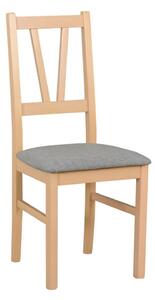 Scaun FILO, stejar sonoma/gri, stofa clasica/lemn, 43x50x94 cm