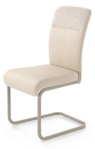 Scaun K584, bej/casmir, stofa clasica/otel, 46x60x100 cm