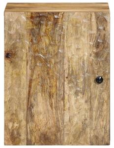 Dulap de perete de baie, 38x33x48 cm, lemn masiv de mango