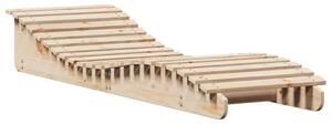Șezlong, 205x60x31,5 cm, lemn masiv de pin