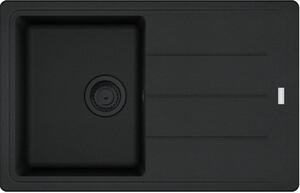 Franke Basis chiuvetă din granit 78x50 cm negru 114.0693.557