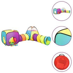 Cort de joacă pentru copii, 250 bile, multicolor, 190x264x90 cm