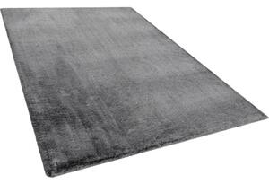 Covor pufos Solevito Romance gri închis marmorat 140x200 cm