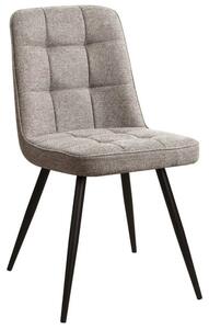 Scaun SUN, bej inchis/negru, stofa clasica/metal, 46x56x86 cm