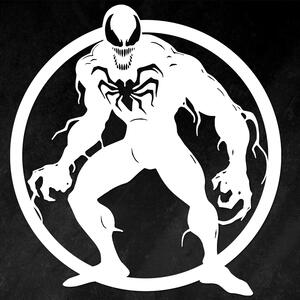 DUBLEZ | Tablou din lemn cu personajul - Venom