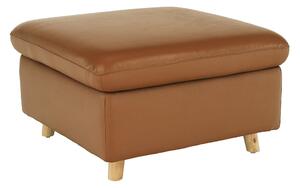 Scaun complet tapiţat, piele / piele ecologică maro auriu, LINSY