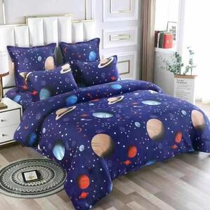 Lenjerie Cocolino Pufoasa 4 piese cu Elastic Planets