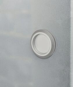 Ușă glisantă, argintiu,178 cm, sticlă și aluminiu