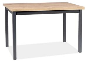 Masa ADAM, stejar artisan/negru, 120x68x75 cm