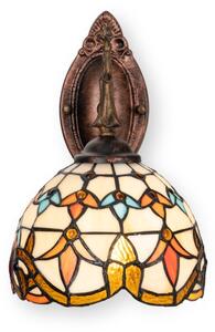 Brilagi - Lampă de perete Tiffany cu vitralii MIRABELLA 1xE14/40W/230V