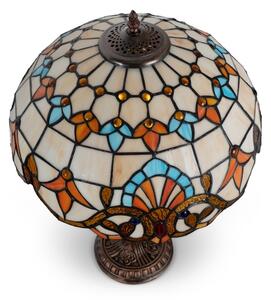 Brilagi - Lampă de masă în stil Tiffany cu vitralii MIRABELLA 2xE27/60W/230V