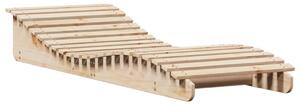 Șezlong, 205x70x31,5 cm, lemn masiv de pin