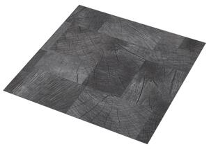 Plăci de pardoseală autoadezive gri structură lemn 5,11 m² PVC