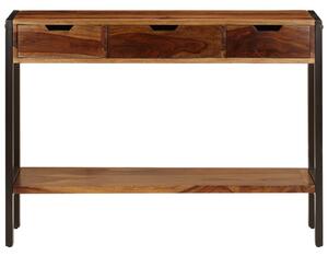 Servantă cu 3 sertare, 110x35x75 cm, lemn masiv de sheesham
