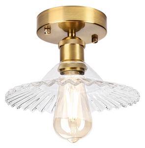 Lustră aplicată TRISH 1xE27/15W/230V auriu/clar