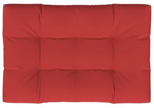 Pernă pentru paleți, roșu, 120x80x12 cm, material textil