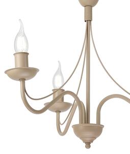 Candelabru pe lanț ANTON 3xE14/60W/230V bej