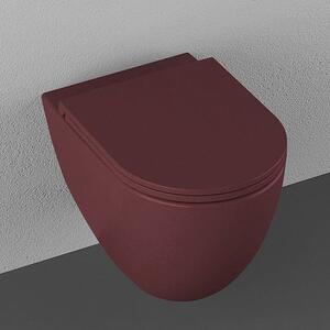 Isvea Infinity vas wc agăţat fără margine roșu mat 10NF02005-2R