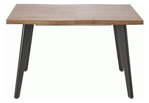 Masa extensibila bucatarie DICKSON, stejar miere/negru, 150/210x90x75