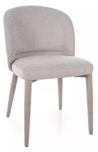 Scaun TINO, gri deschis - Wind 84, stofa clasica, 50x57x81 cm
