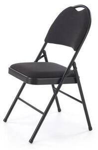 Scaun K566, negru, stofa clasica/otel, 46x53x86 cm
