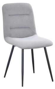 Scaun BOS, gri/negru, stofa/metal, 61x51x84 cm