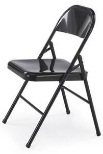 Scaun K565, negru, metal, 46x47x75 cm