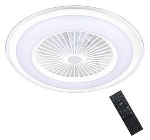 Plafonieră LED dimabilă cu ventilator RONDA LED/48W/230V albă Brilagi + telecomandă