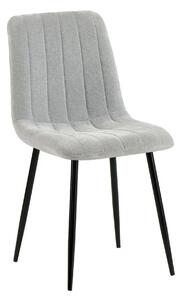 Scaun JET, gri deschis/negru, stofa clasica/metal, 44x54x88 cm