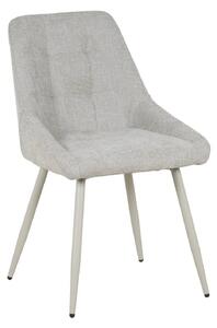 Scaun KENT, grej/gri deschis, stofa clasica/metal, 50x60x84 cm
