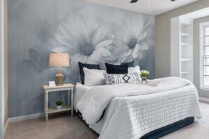 Fototapet Grup de flori albe, Populare fototapet, Populare fototapet, w01374v1 - Muralas.ro