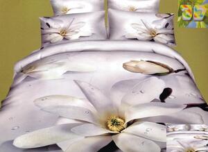 Lenjerie de pat 3D cu o floare