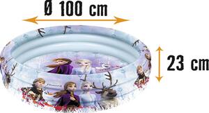 Piscină gonflabilă pentru copii cu 2 inele Happy People Frozen Ø 100 cm H 23 cm