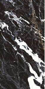 Gresie interior glazurată Grand Black rectificată 60x120 cm