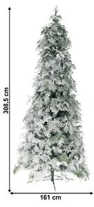KONDELA Pom de Crăciun, înzăpezit, 308,5 cm, MARAVEL TIP 5
