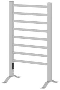 HOMCOM Uscător Electric de Prosoape pentru Perete sau Podea cu Timer și 8 Bare 53x35x90 cm Negru | Aosom Romania