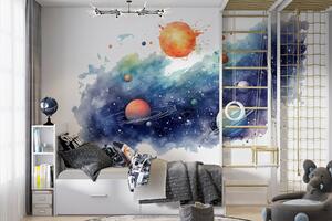 Fototapet Planete pe cer cu planete, Fototapet spațiu cosmic, Fototapet populare, w01803 - Tapeko.ro