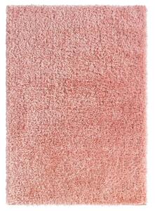 Covor moale cu fire înalte, roz, 120x170 cm, 50 mm
