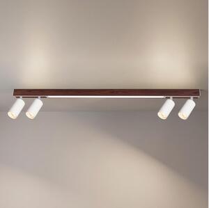 Brilagi - Spot LED SELE 4xGU10/30W/230V + LED/25W alb/decor stejar
