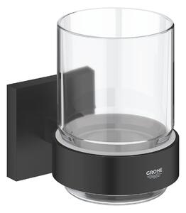 Grohe Start Cube cană pentru spălat dinți negru 410972430