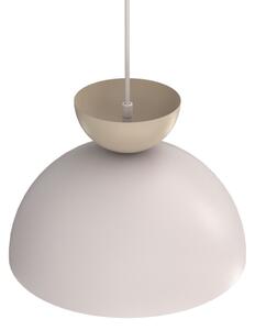 Pendul pe cablu NEVIS 1xE27/15W/230V, diam. 29 cm, crem