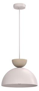 Pendul pe cablu NEVIS 1xE27/15W/230V, diam. 29 cm, crem