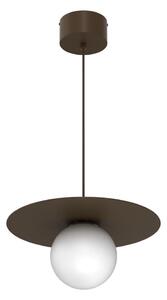 Pendul pe cablu FLAT 1xE27/15W/230V maro