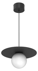 Pendul pe cablu FLAT, 1x E27, 15W, 230V, negru