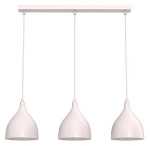 Lustră suspendată pe cablu NOAK CLASSIC, 3xE27/15W/230V, crem
