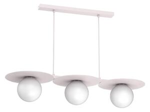 Lustră suspendată FLAT 3xE27/15W/230V crem