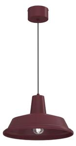 Lustră suspendată CLASS pe cablu 1xE27/15W/230V burgundiu