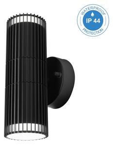 Aplică de perete pentru exterior LANTHEA, spot 2x GU10, 11W, 230V, IP44, negru